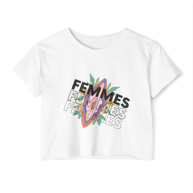 FEMMES Bold Empowerment Crop Top